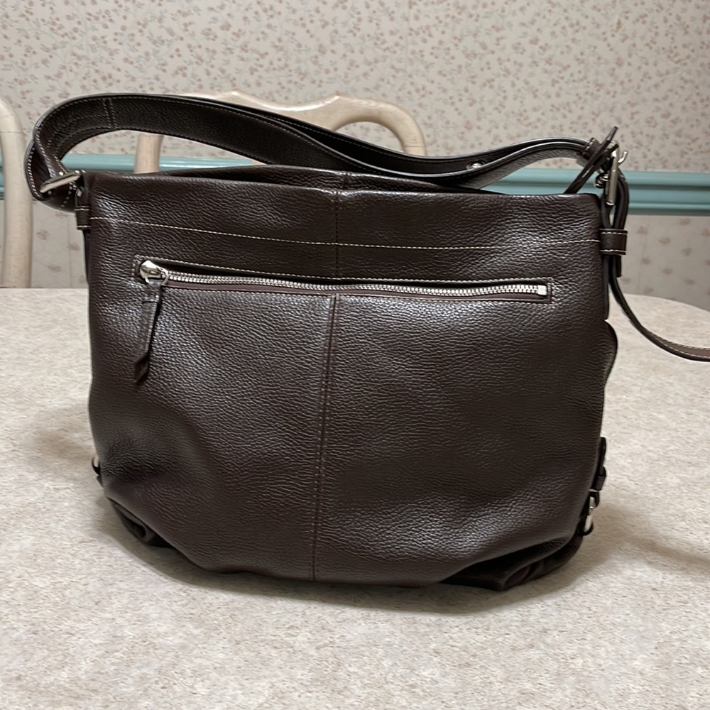 COACH Y2K BROWN PEBBLE LEATHER CONVERTIBLE SHOULDER/CROSSBODY BAG
#K1176… - Picture 5 of 16